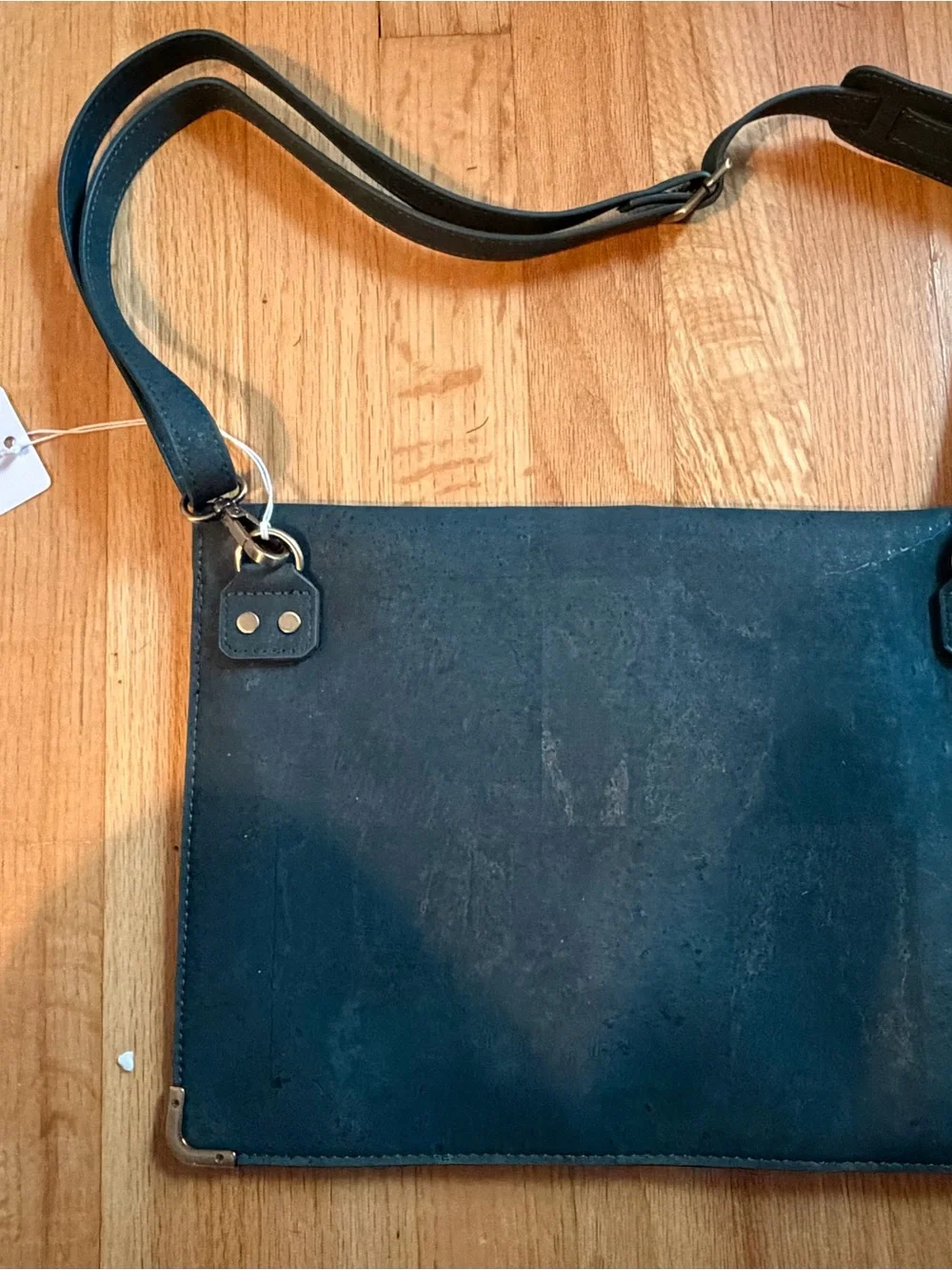NWT Laflore Emerald Laptop Sleeve Crossbody + handle